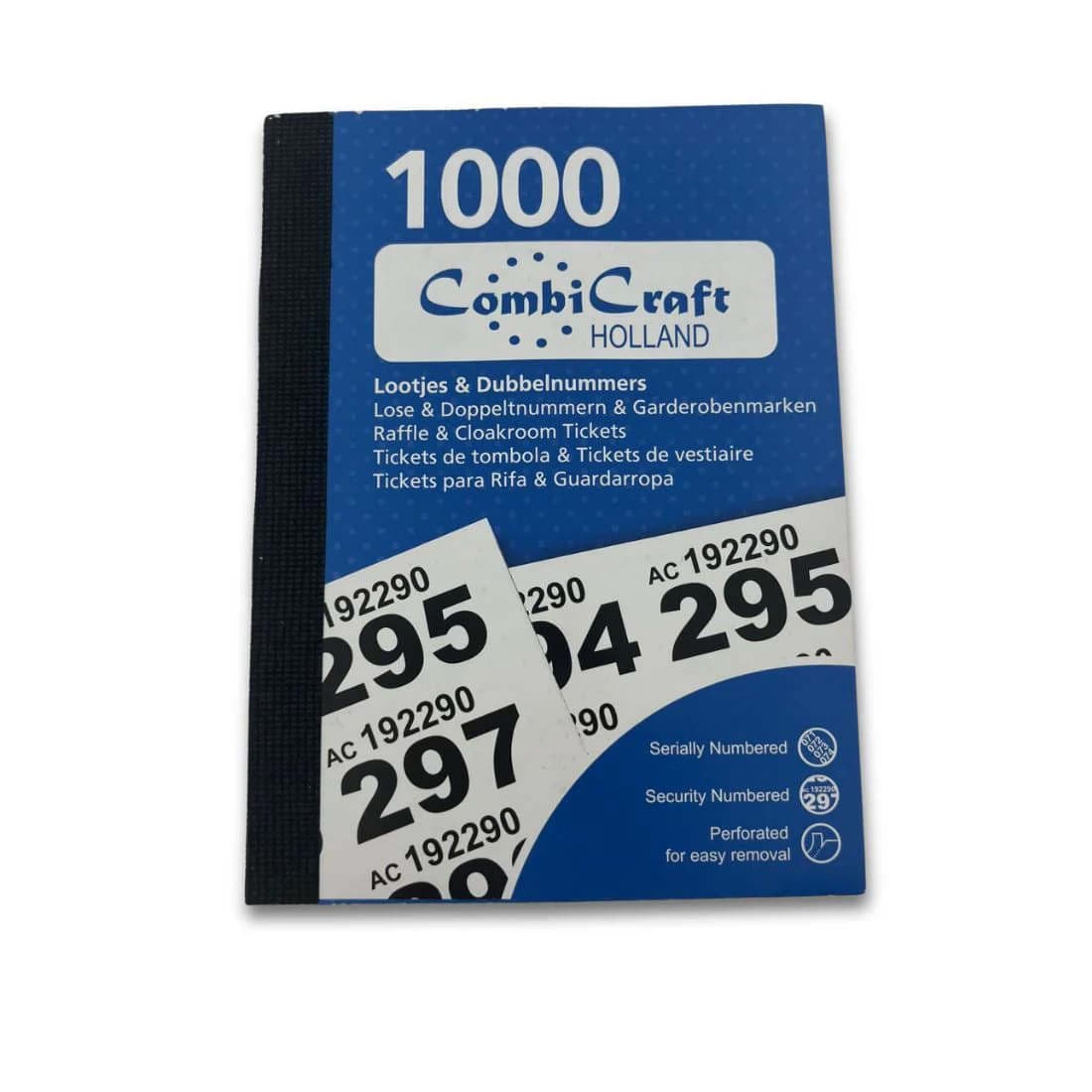 Nummerblok 1-1000 assorti 6 stuks 2