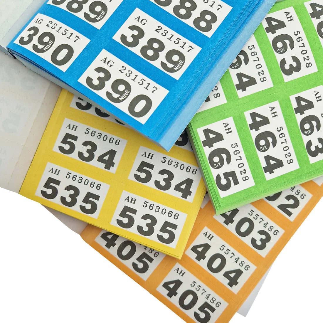 Nummerblok 1-1000 assorti 6 stuks 4