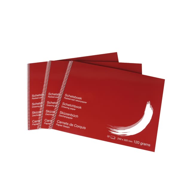 Schetsboek Papyrus 240x320mm 120gr 32 vel 2