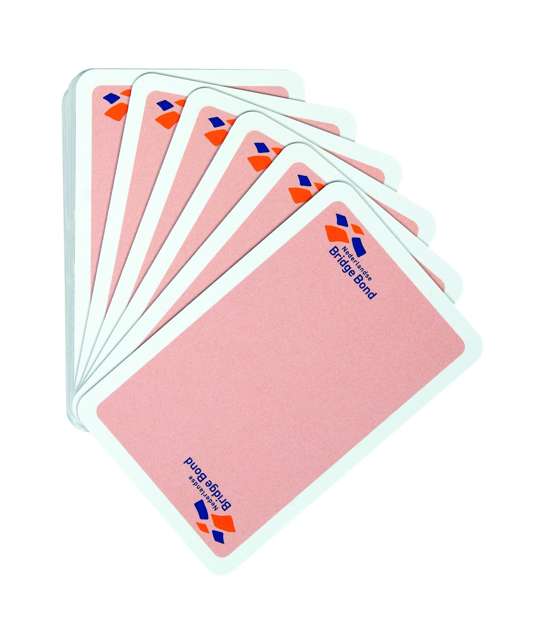 Speelkaarten Bridge Bond roze 3