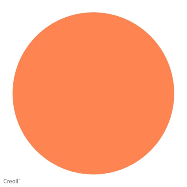 Plakkaatverf Creall fluor oranje 250ml 2