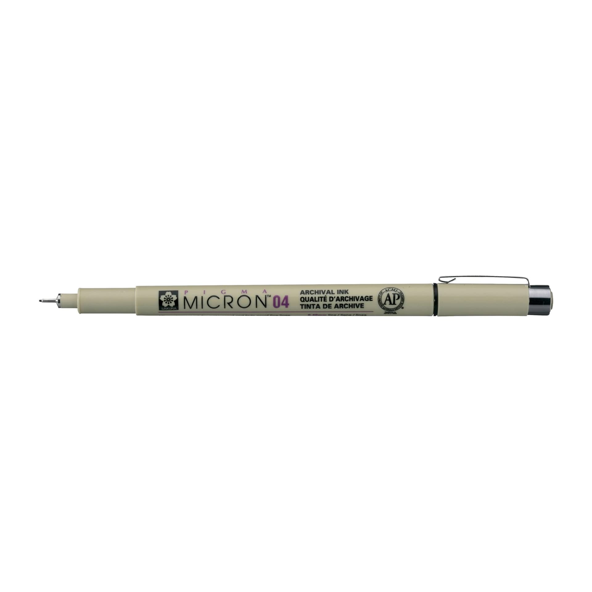 Fineliner Sakura Pigma Micron 04 0.4mm zwart 2