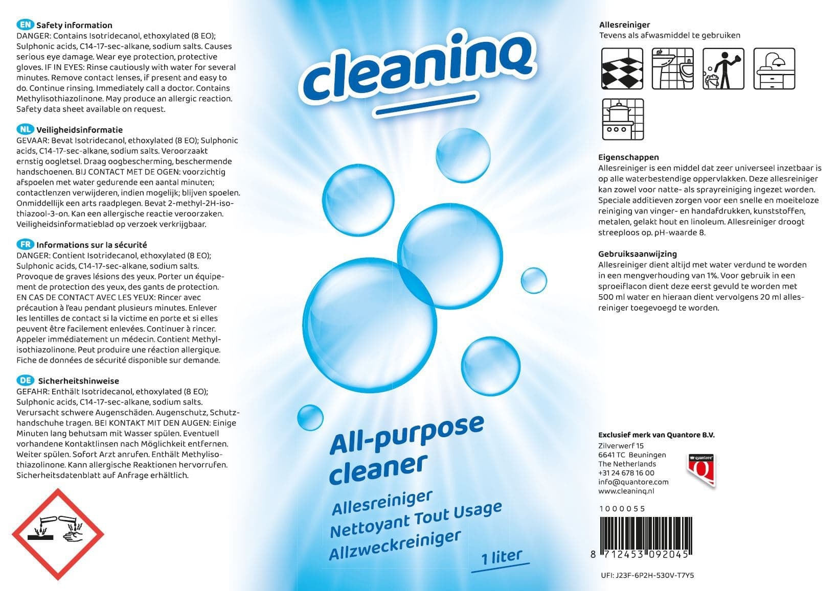 Allesreiniger Cleaninq 1 liter 2