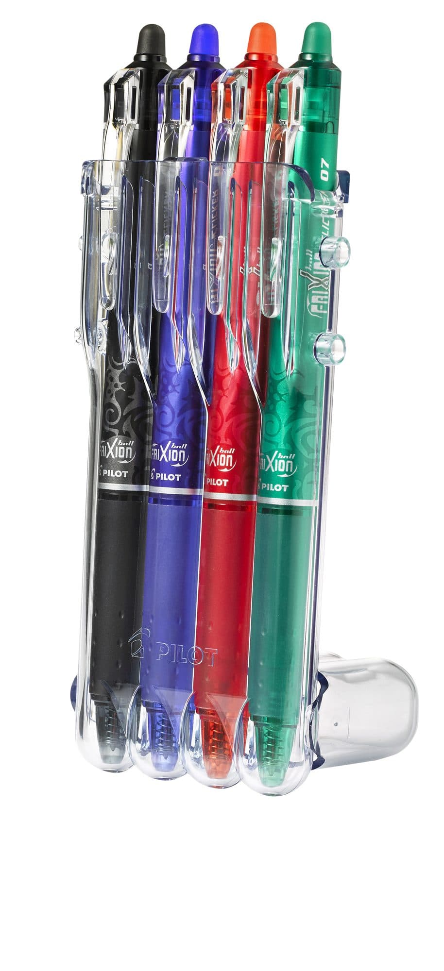 Rollerpen PILOT friXion clicker medium basis assorti Set2Go à  4 stuks 2
