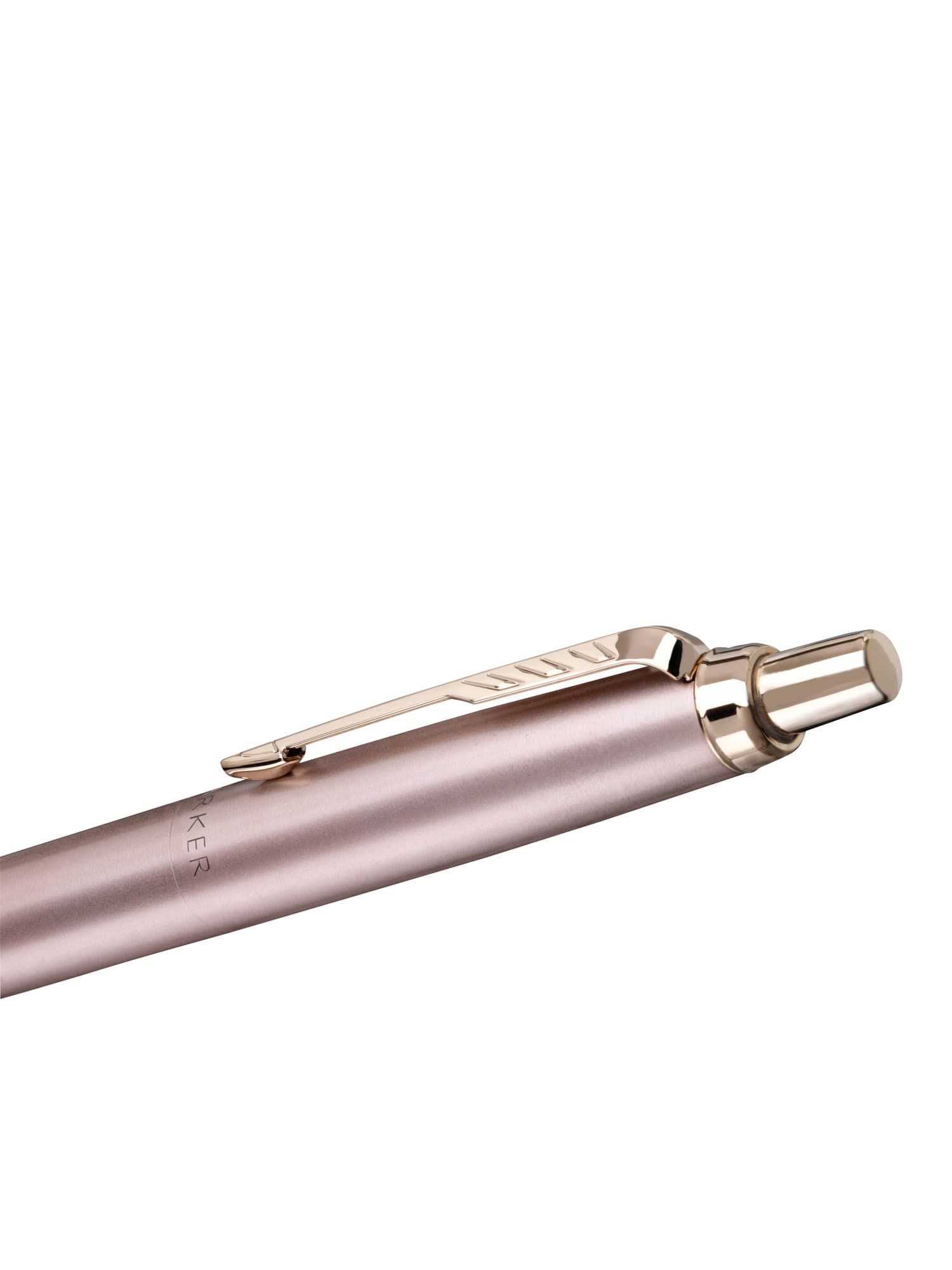 Balpen Parker Jotter XL Monochrome pink gold medium blister à 1 stuk 3