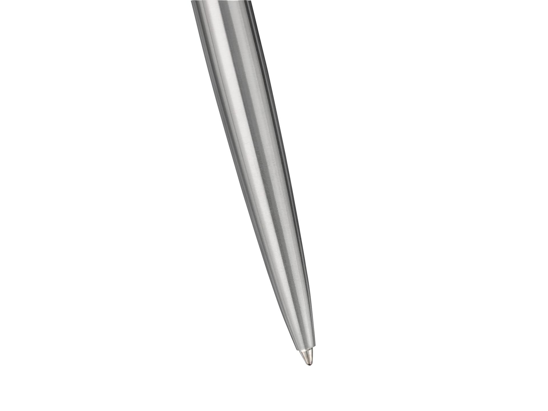 Balpen Parker Jotter XL Monochrome stainless steel M blister à 1 stuk 3