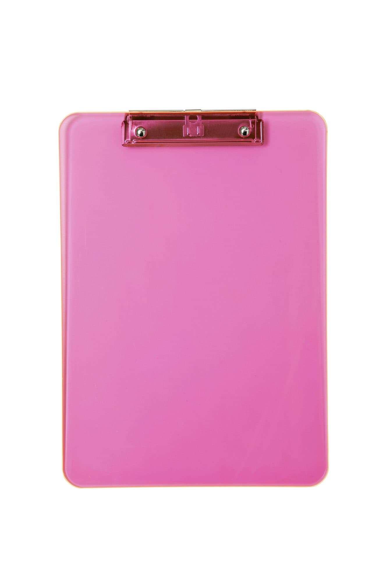Klembord MAUL A4 staand transparant PS neon roze 2