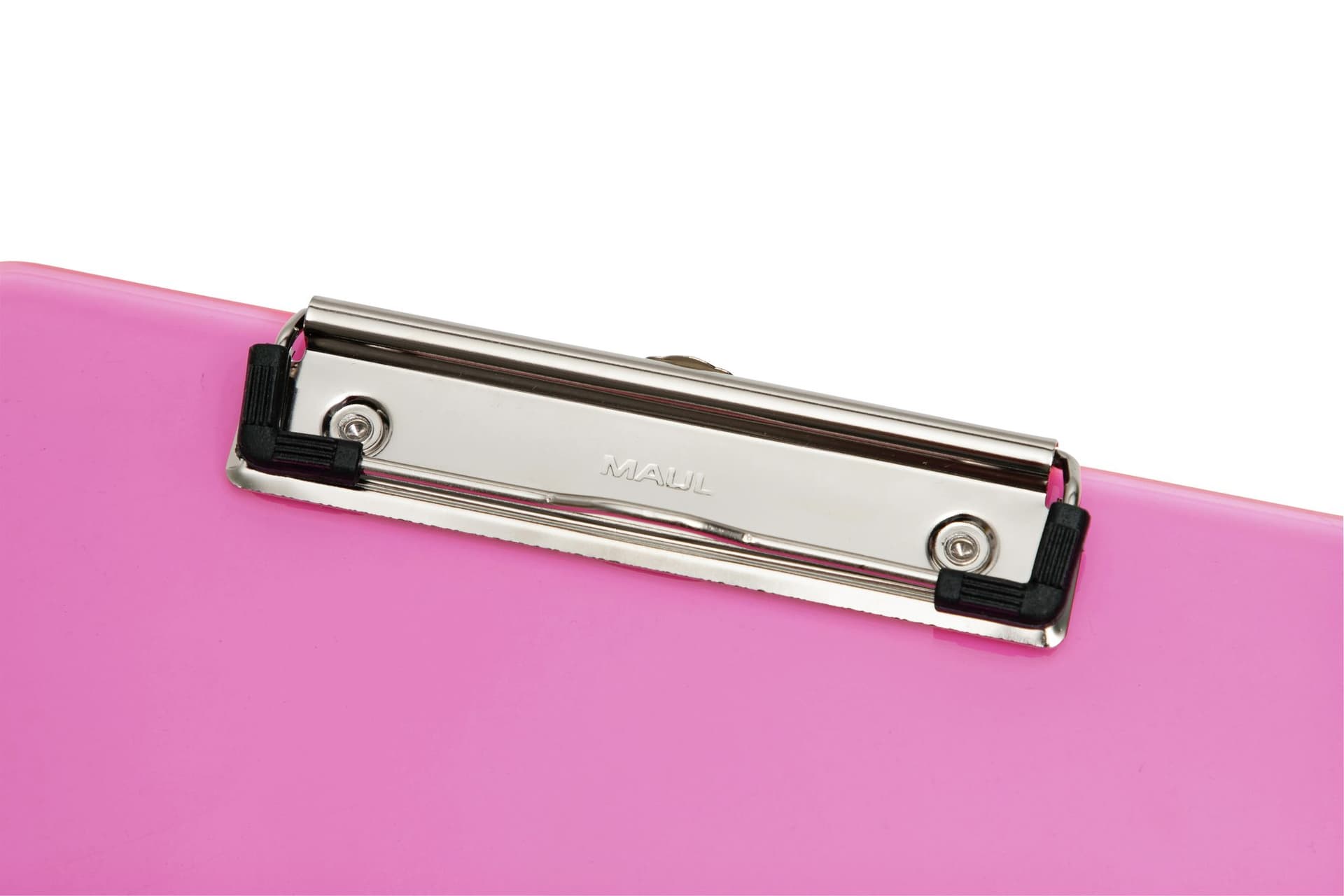 Klembord MAUL A4 staand transparant PS neon roze 4