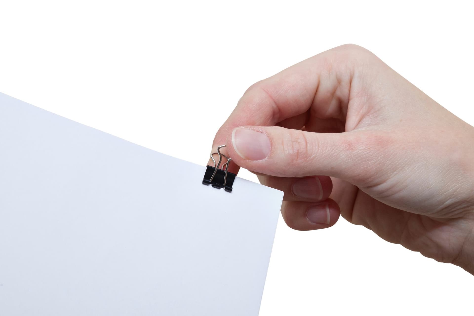 Papierklem MAUL 215 foldback 13mm capaciteit 4mm zwart 12 stuks 4