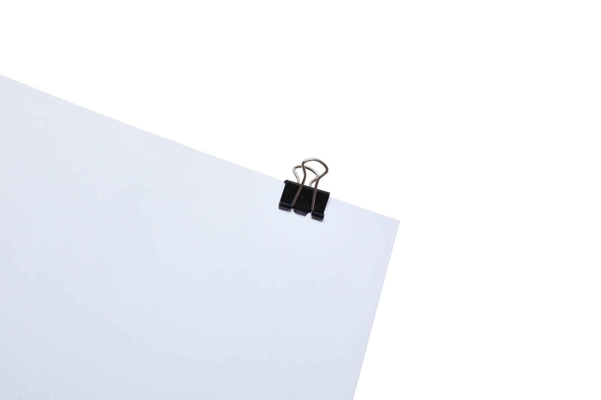 Papierklem MAUL 215 foldback 16mm capaciteit 5mm zwart 12 stuks 6