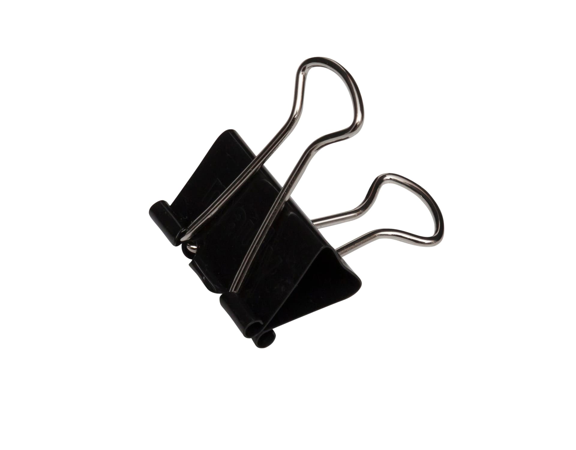 Papierklem MAUL 215 foldback 16mm capaciteit 5mm zwart 12 stuks 2