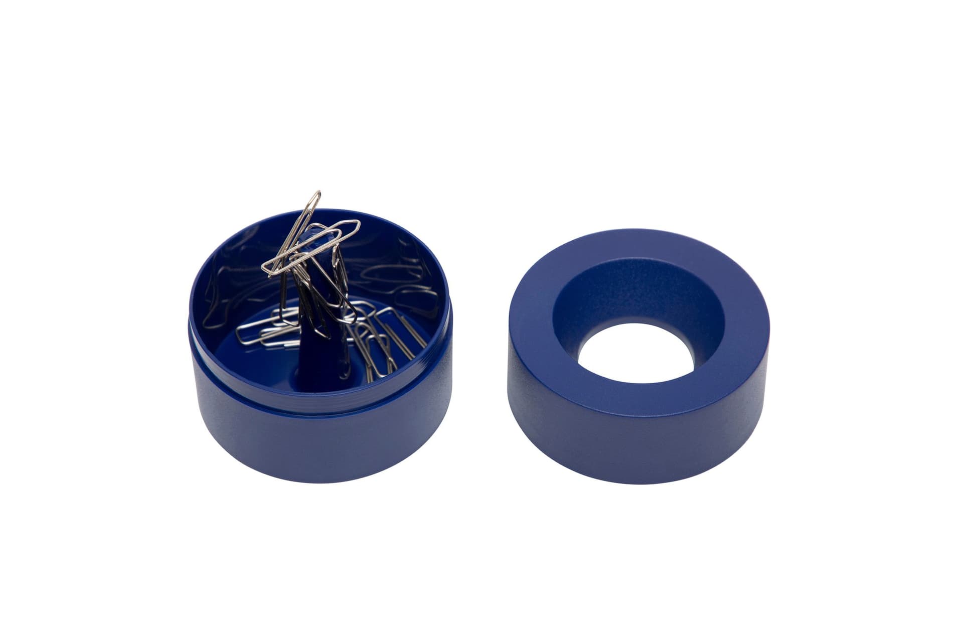 Papercliphouder MAUL Pro magnetisch Ø73x60mm blauw 3