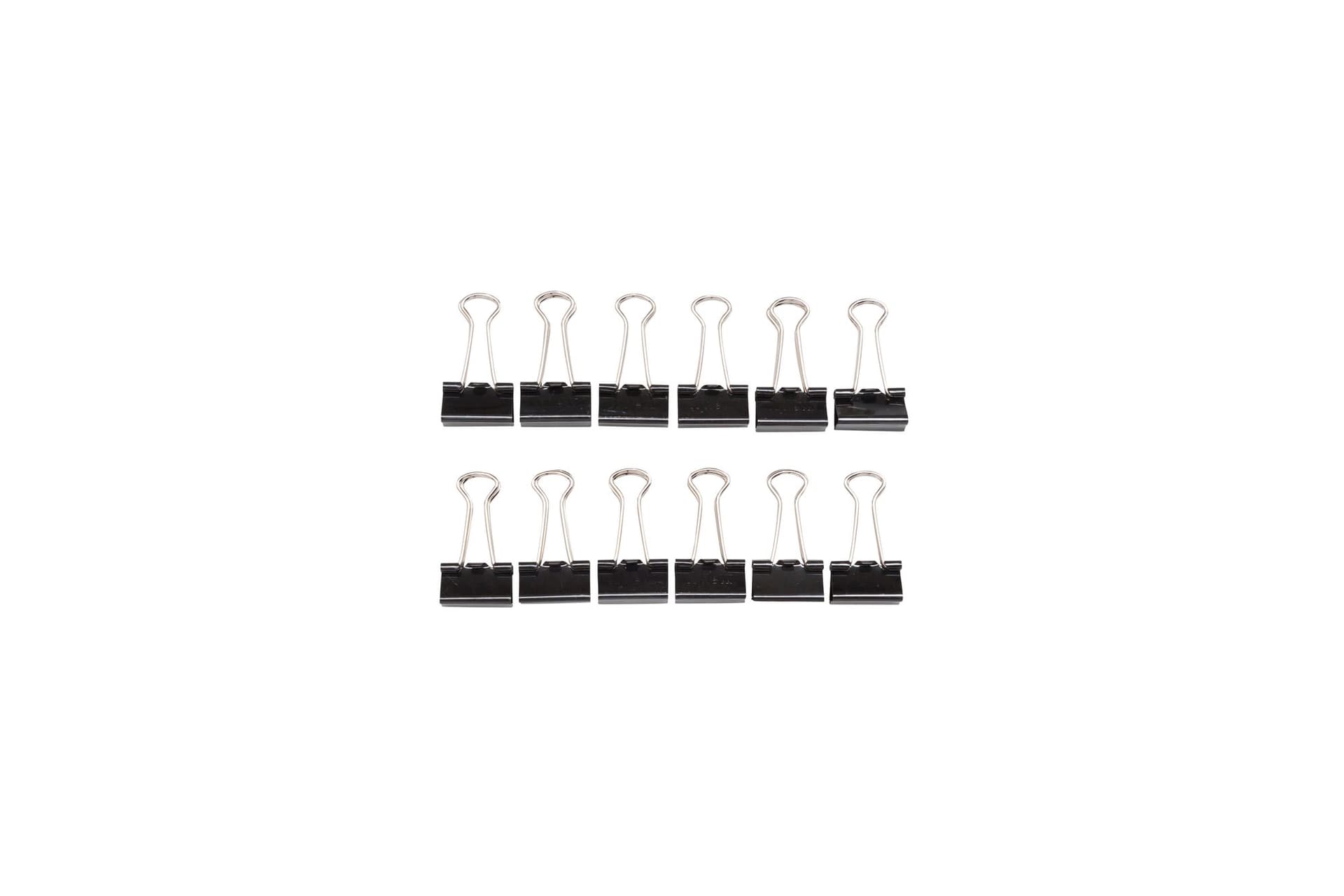 Papierklem MAUL foldback 215 19mm zwart 12 stuks 3