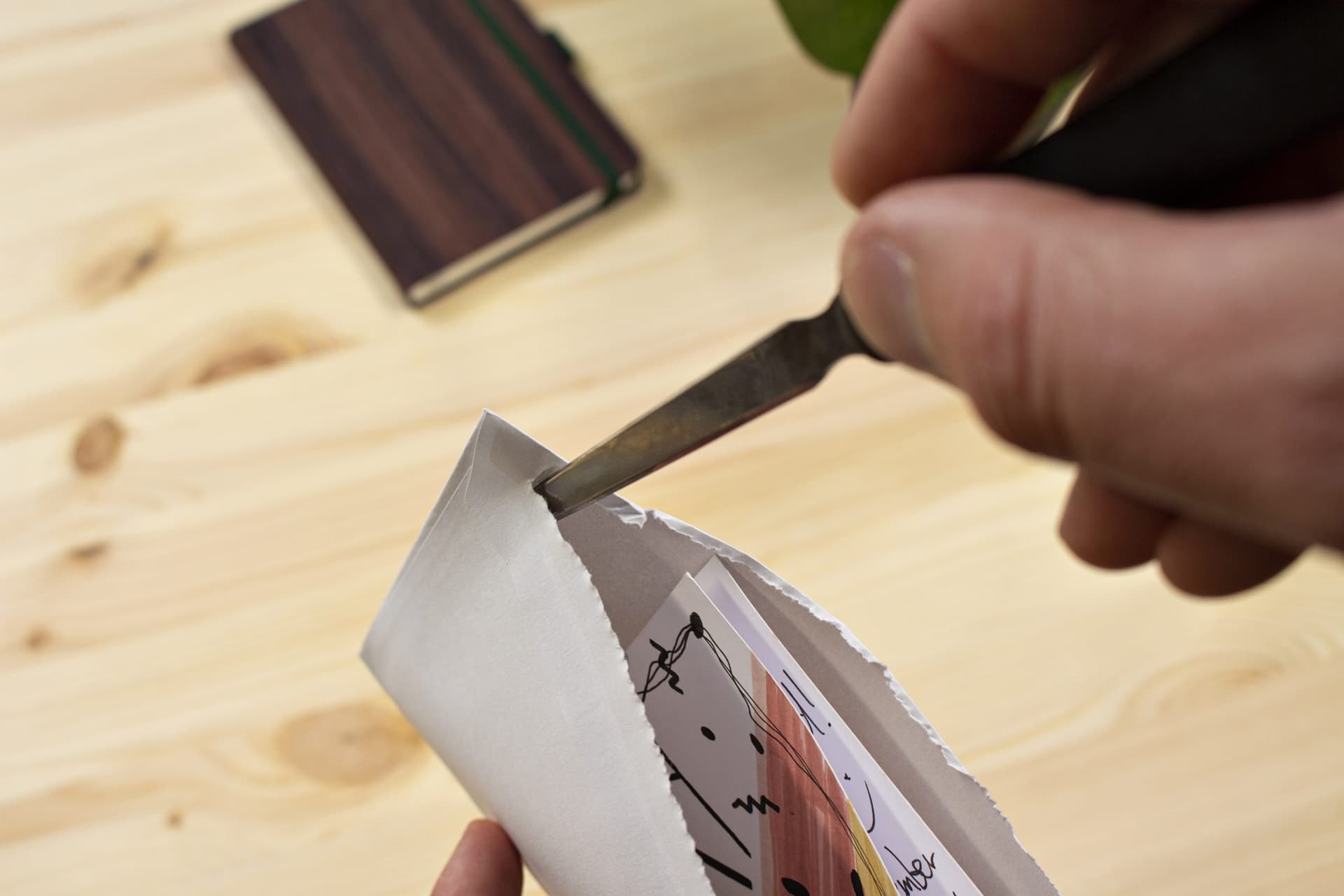 Briefopener Westcott metaal met kunststof grip zwart 4