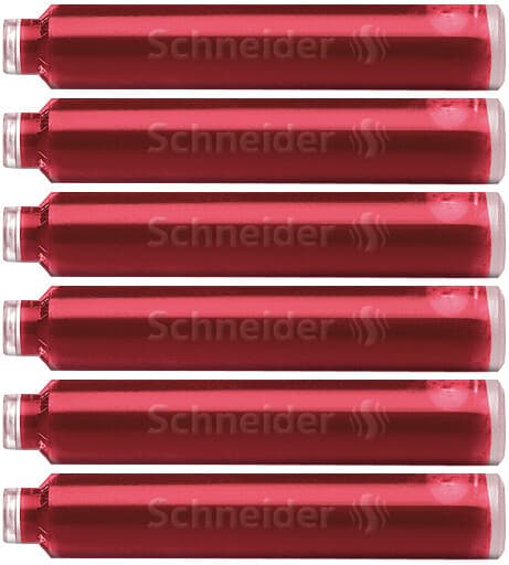 Inktpatroon Schneider din rood doos à 6 stuks 2