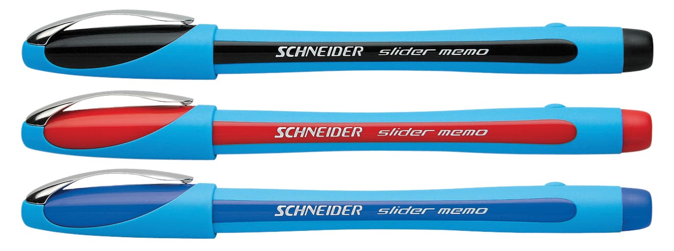Balpen Schneider Slider Memo extra breed blauw 3