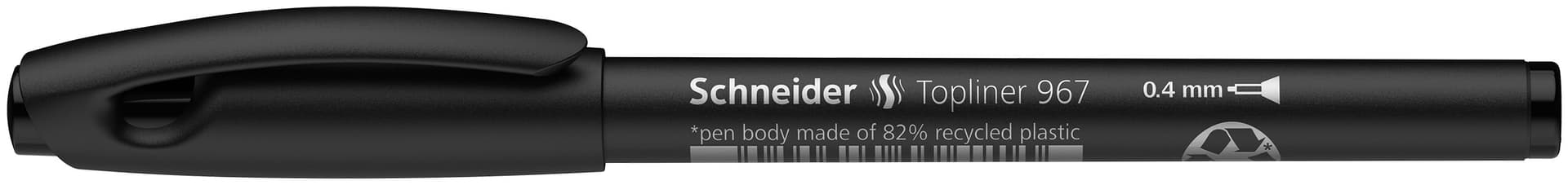 Fineliner Schneider Topliner 967 0.4mm zwart 2
