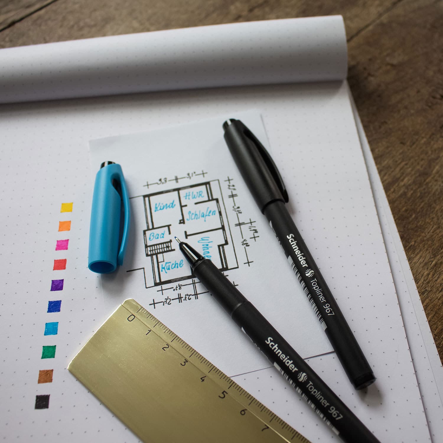 Fineliner Schneider Topliner 967 0.4mm zwart 7