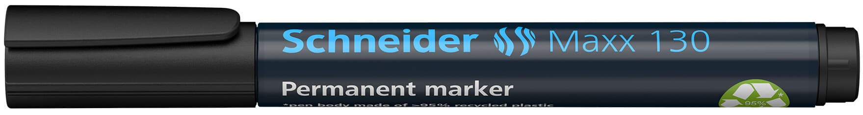 Permanent marker Schneider Maxx 130 rond 1-3mm zwart 2