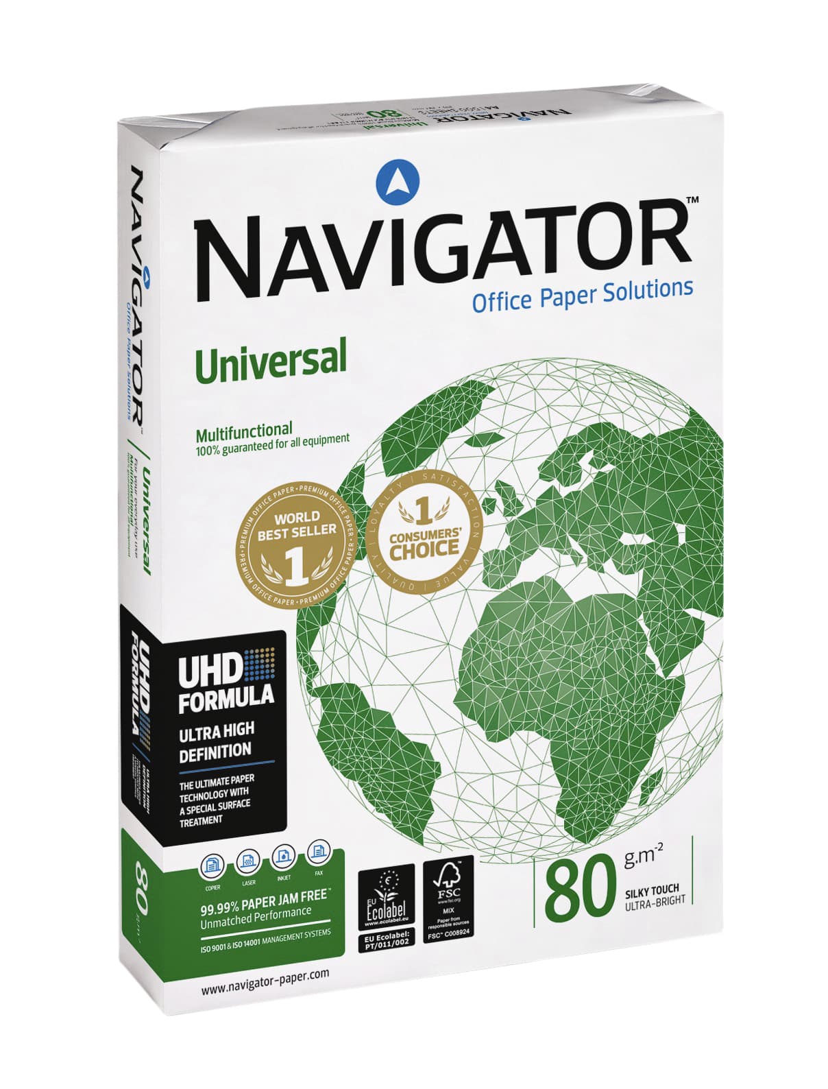 Kopieerpapier Navigator Universal A3 80gr wit 500 vel 2