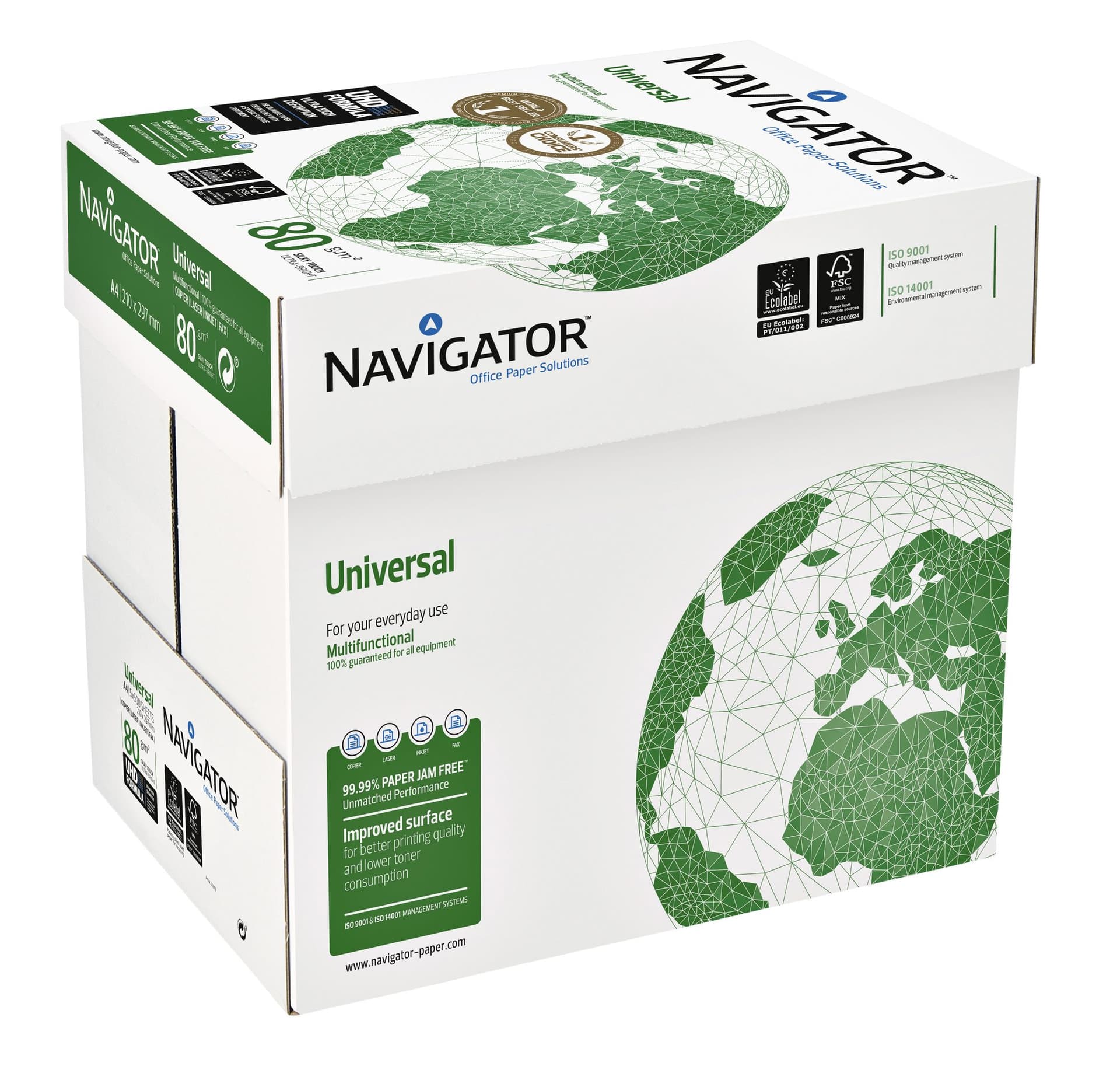 Kopieerpapier Navigator Universal A4 80gr wit 500 vel 3