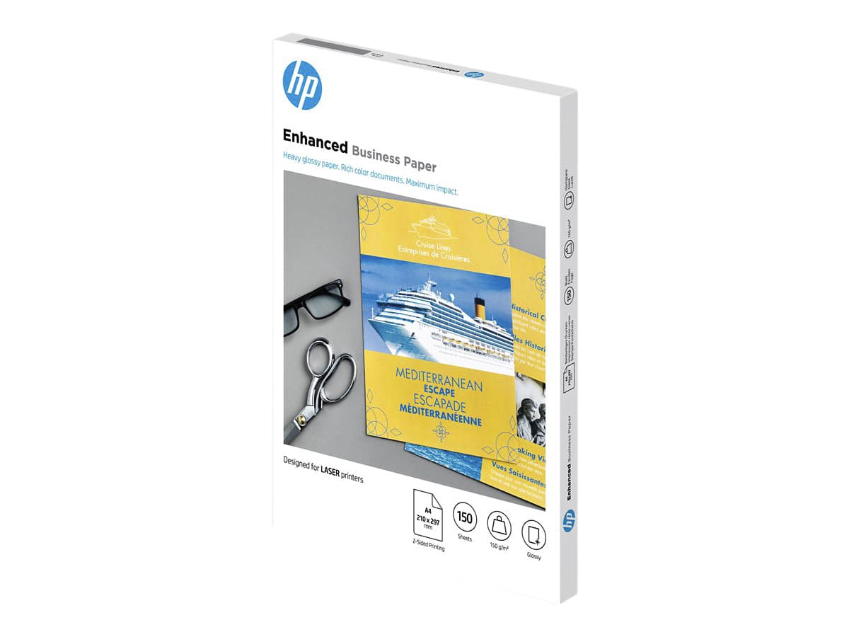 Fotopapier laser HP CG965A 150gr A4 glans wit 150 vel 3