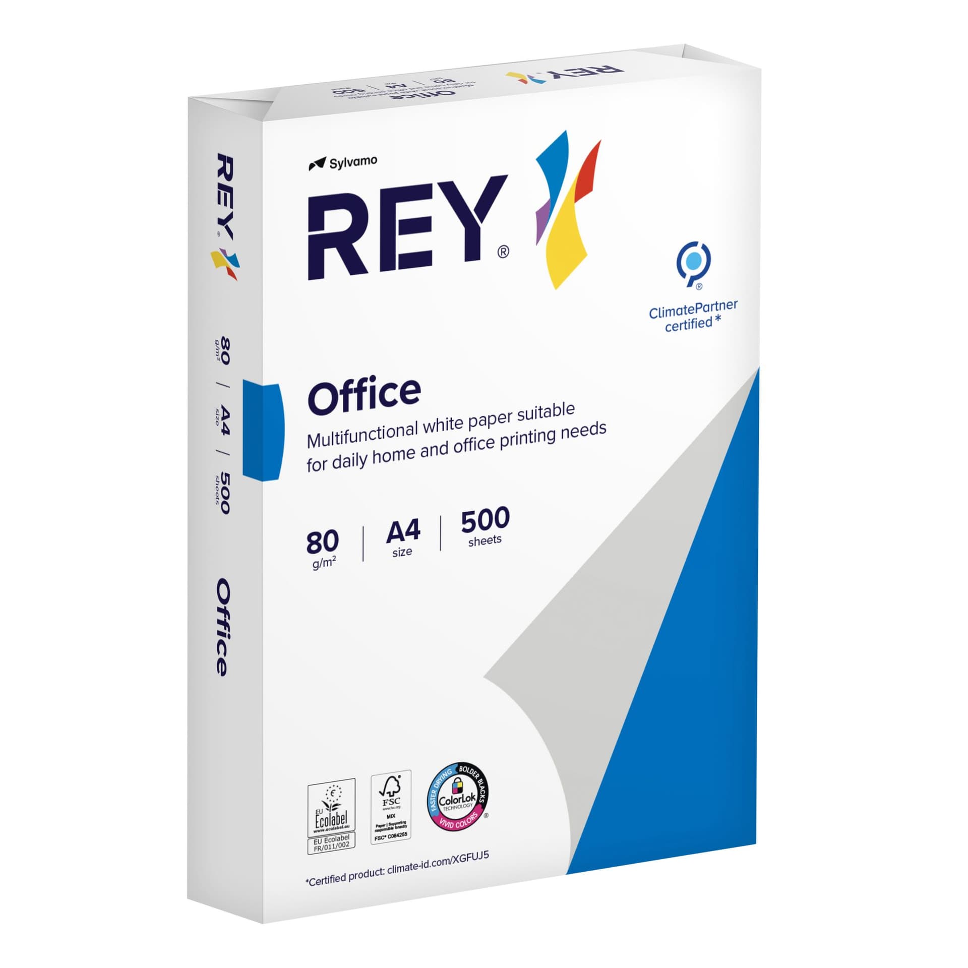 Kopieerpapier Rey Office A4 80gr wit 500 vel 2