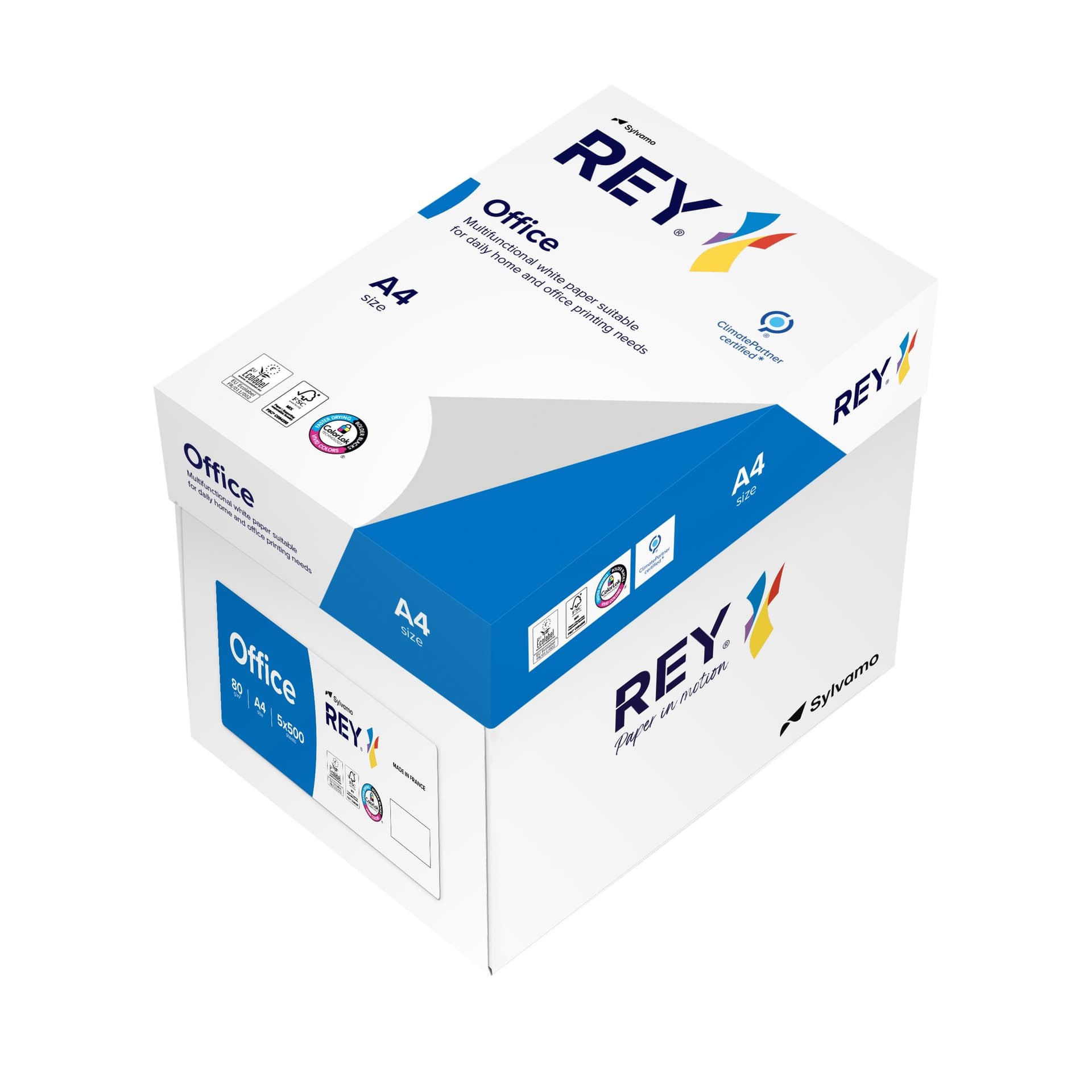 Kopieerpapier Rey Office A4 80gr wit 500 vel 4
