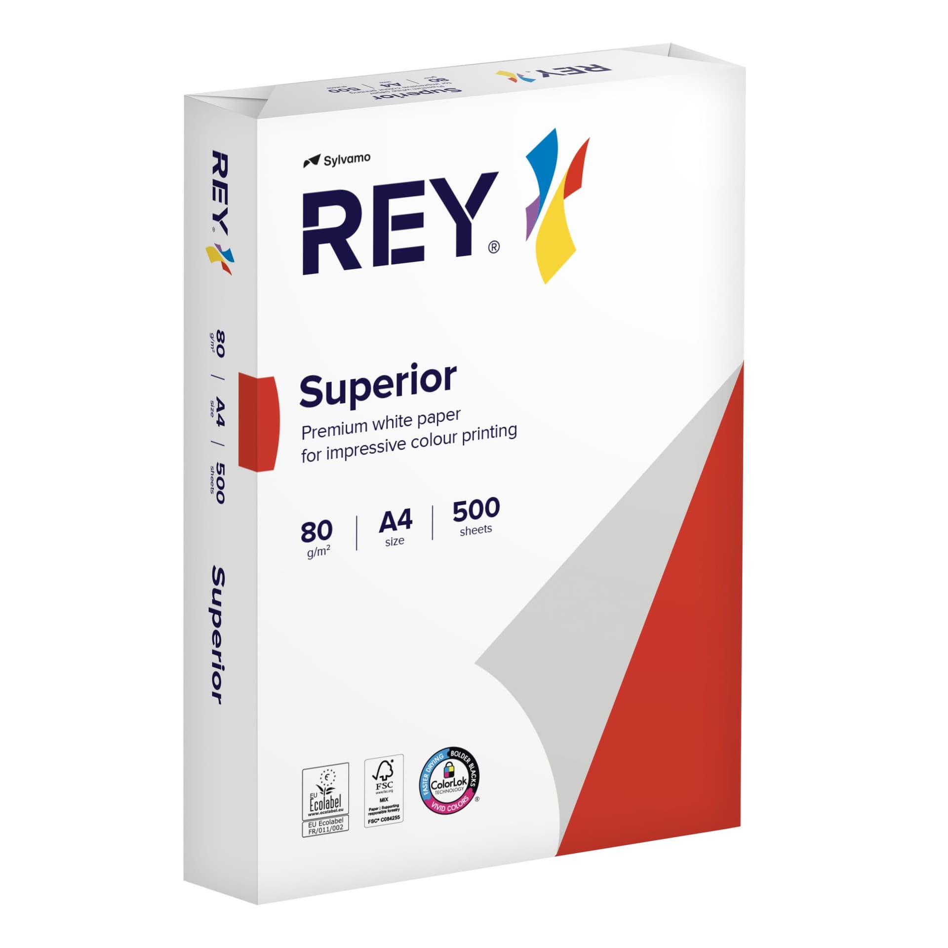 Kopieerpapier Rey Superior A4 80gr wit 500 vel 2