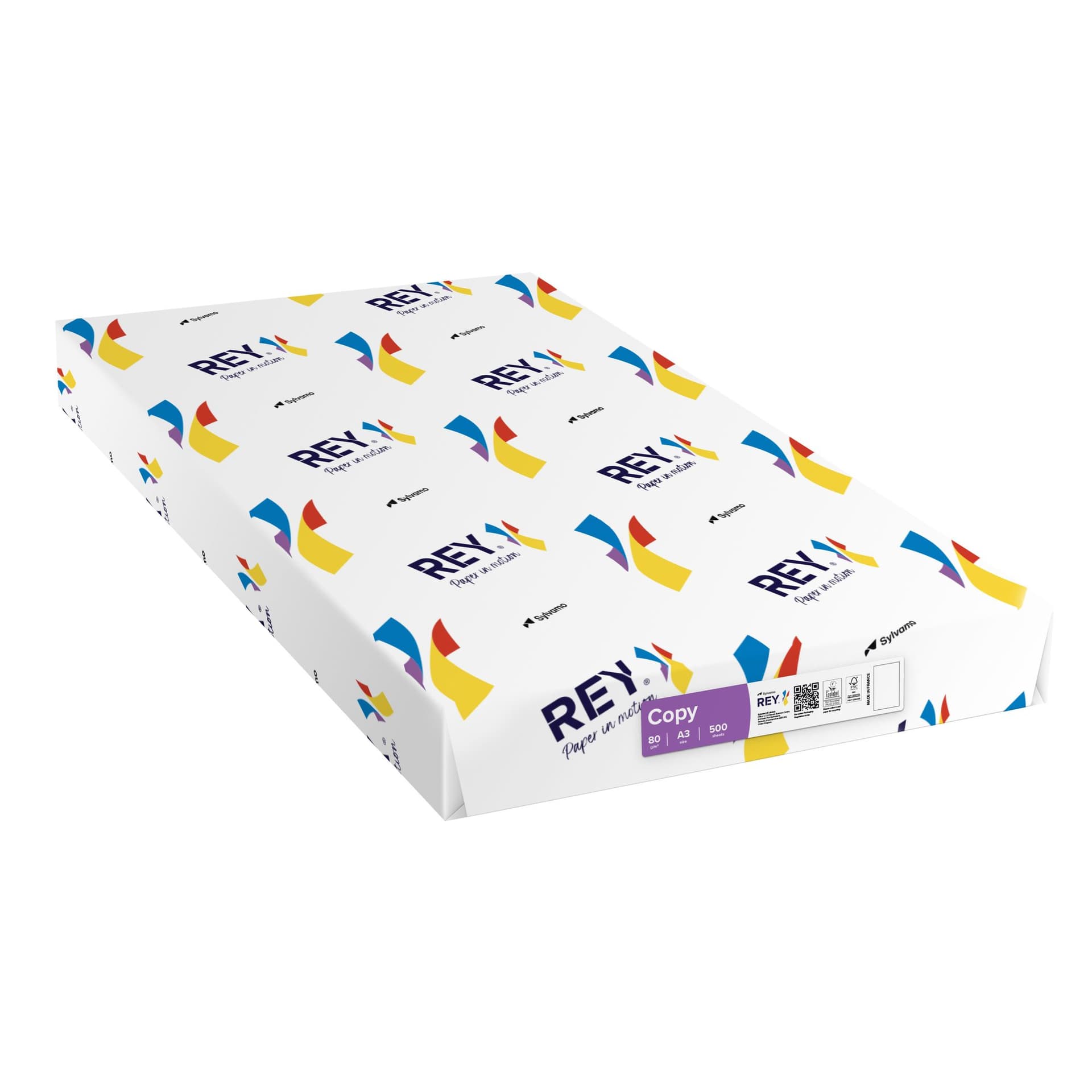 Kopieerpapier Rey Copy A3 80gr wit 500 vel 2
