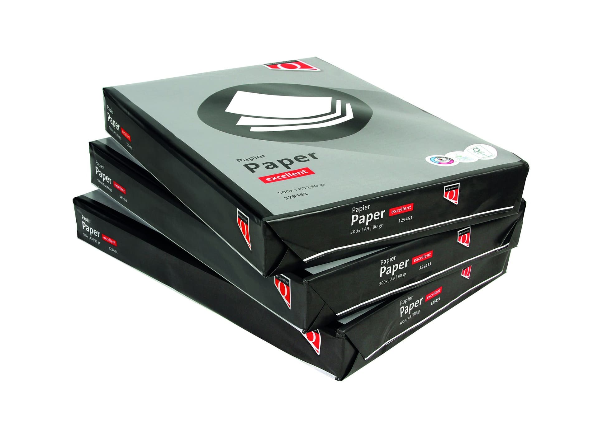 Kopieerpapier Quantore Excellent A3 80gr wit 500 vel 2