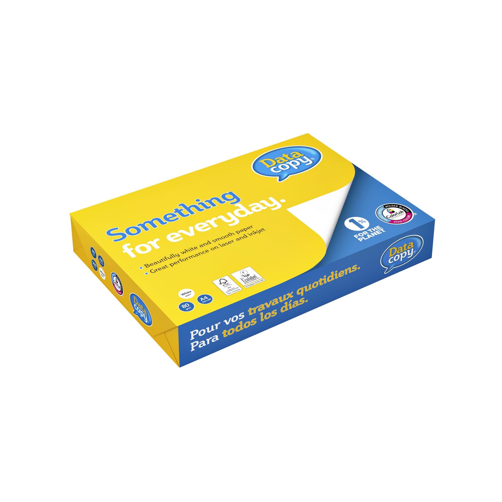 Kopieerpapier Datacopy A4 80gr wit 500 vel 4