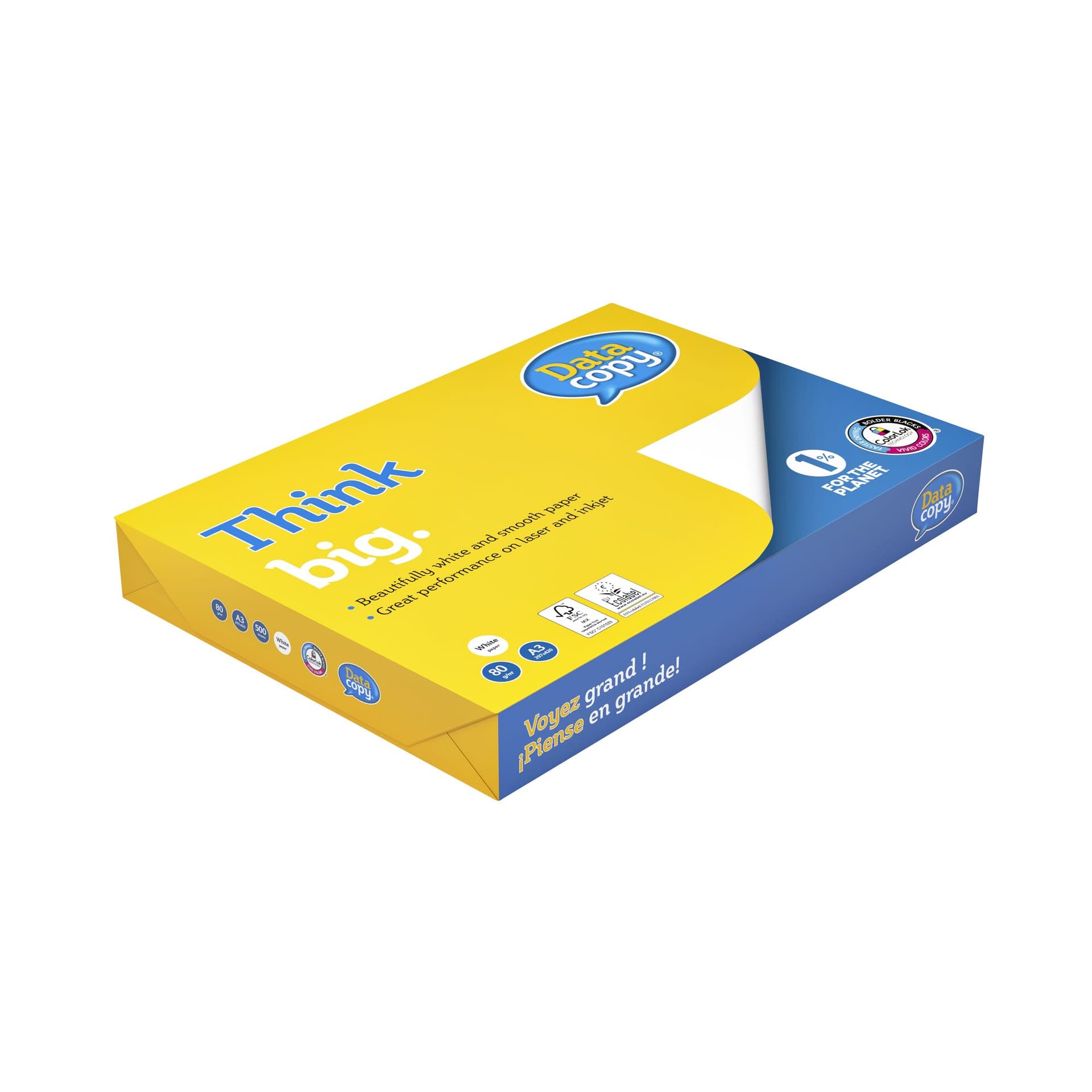 Kopieerpapier Datacopy A3 80gr wit 500 vel 4