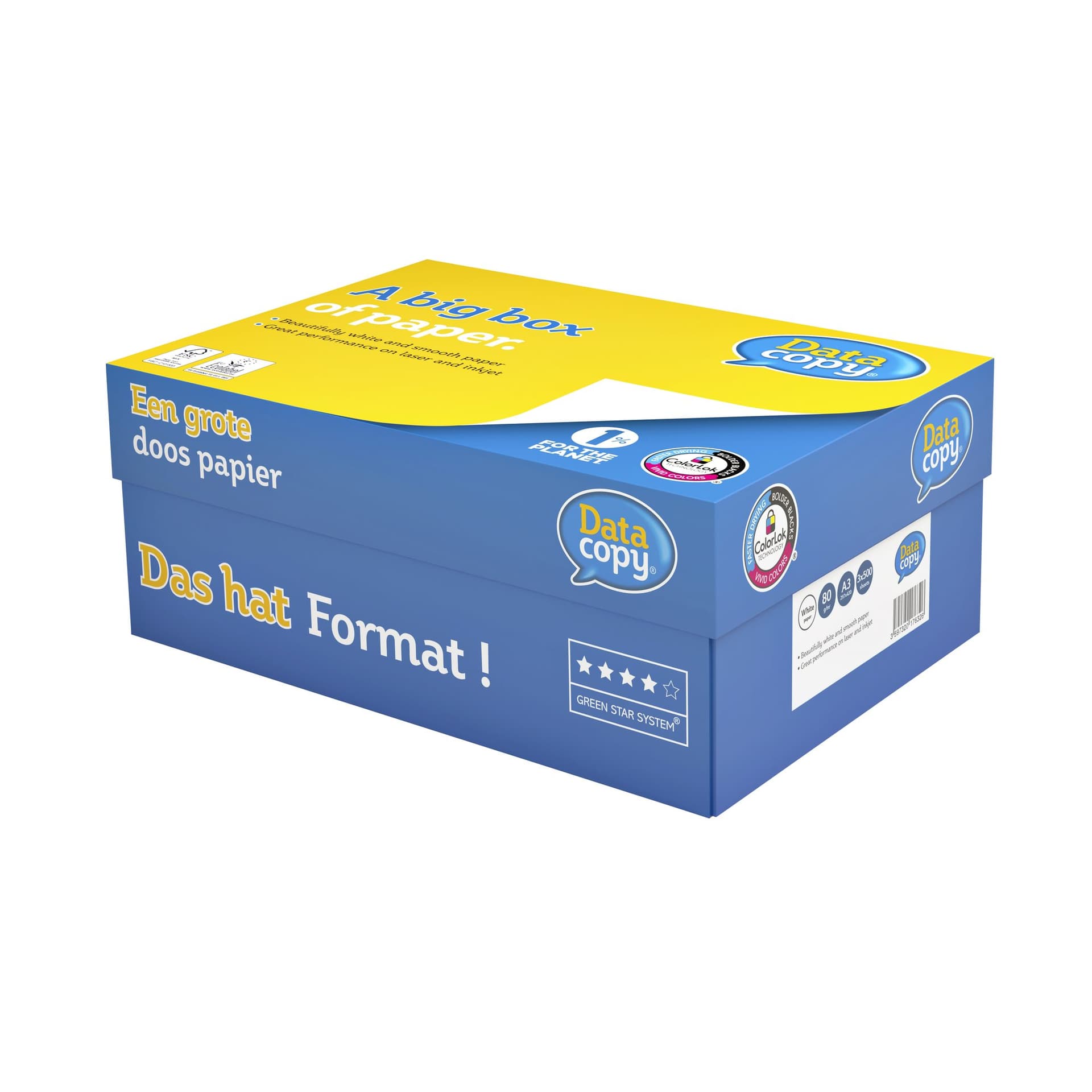 Kopieerpapier Datacopy A3 80gr wit 500 vel 5