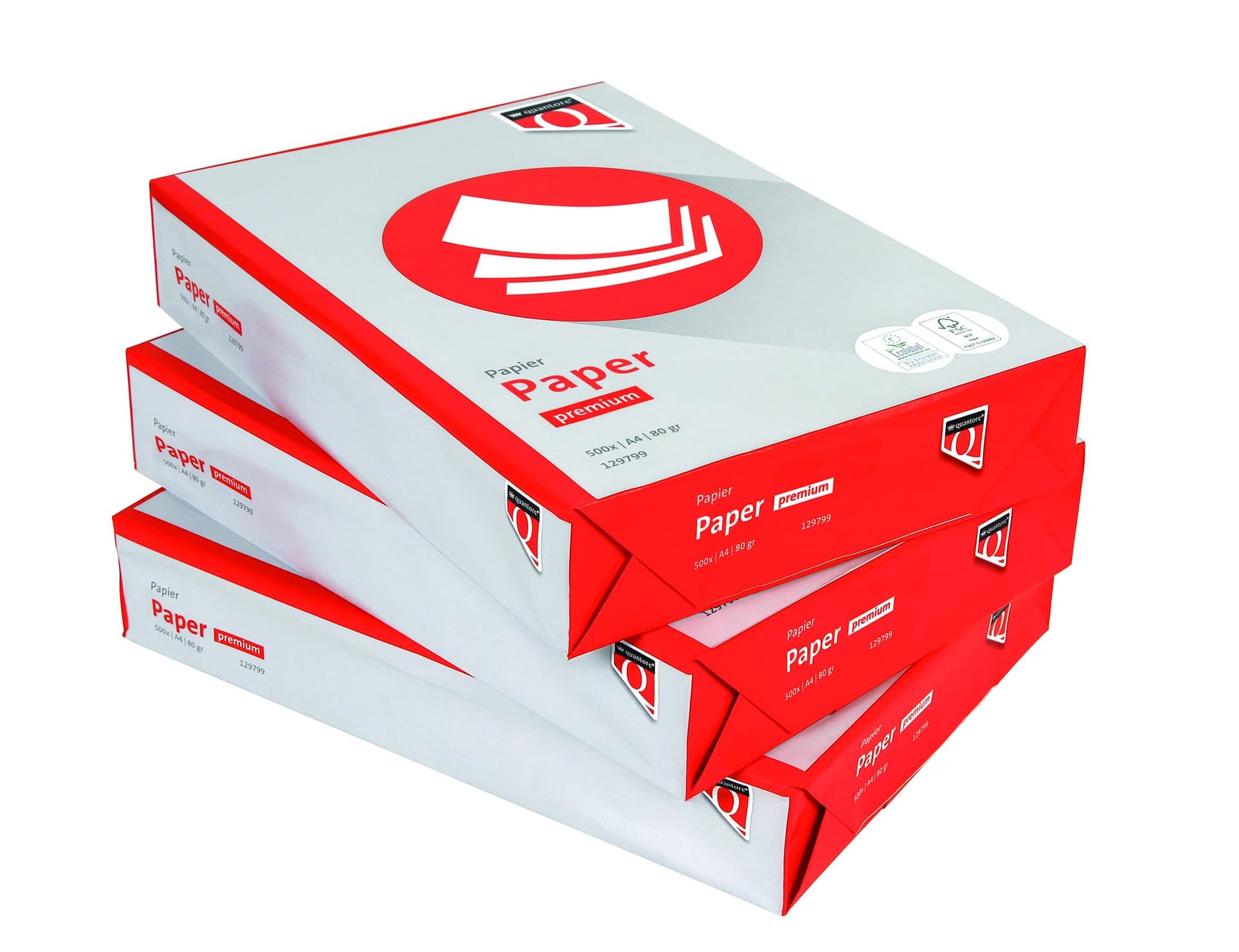 Kopieerpapier Quantore Premium A4 80gr wit 500 vel 2