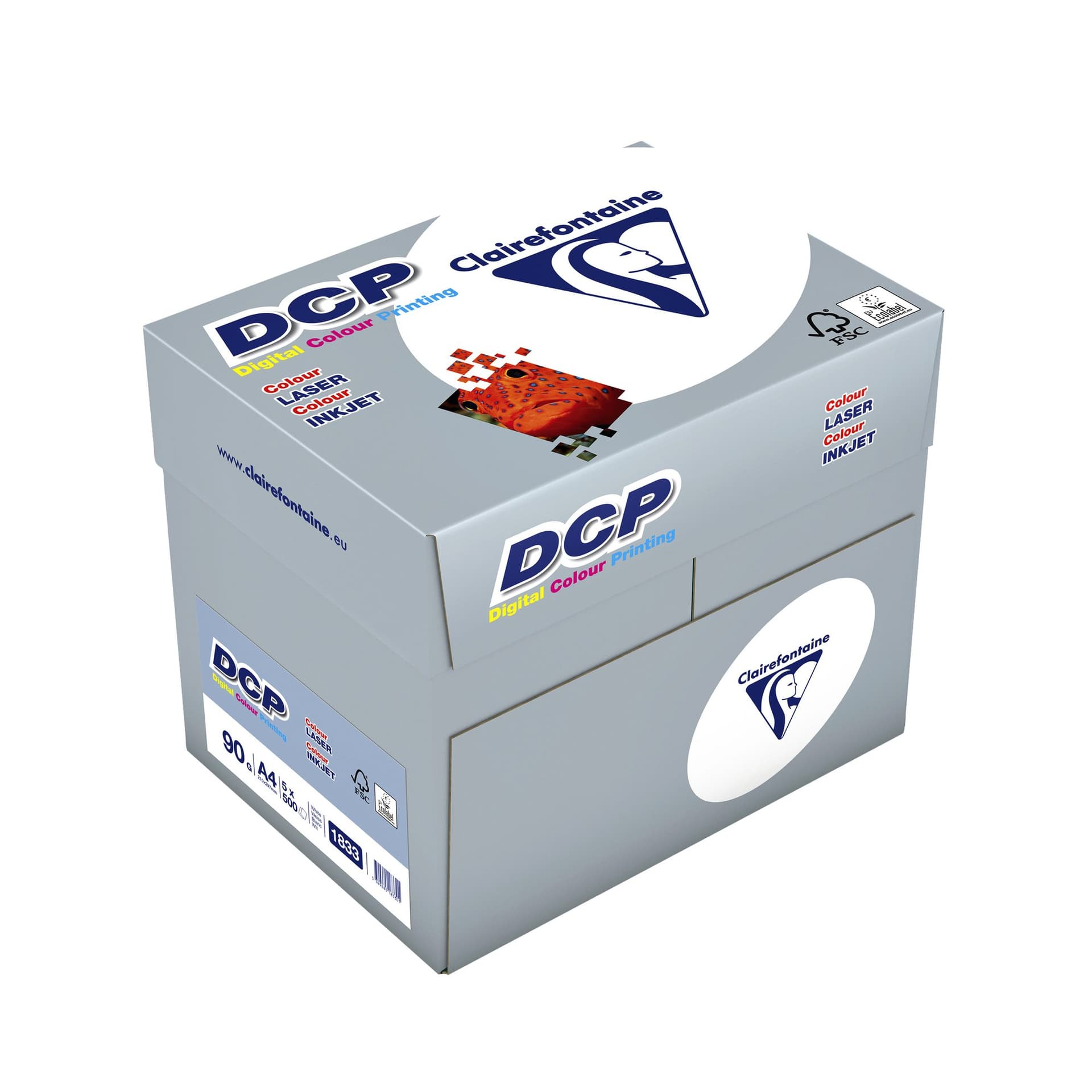 Laserpapier Clairefontaine DCP A4 90gr wit 500 vel 2