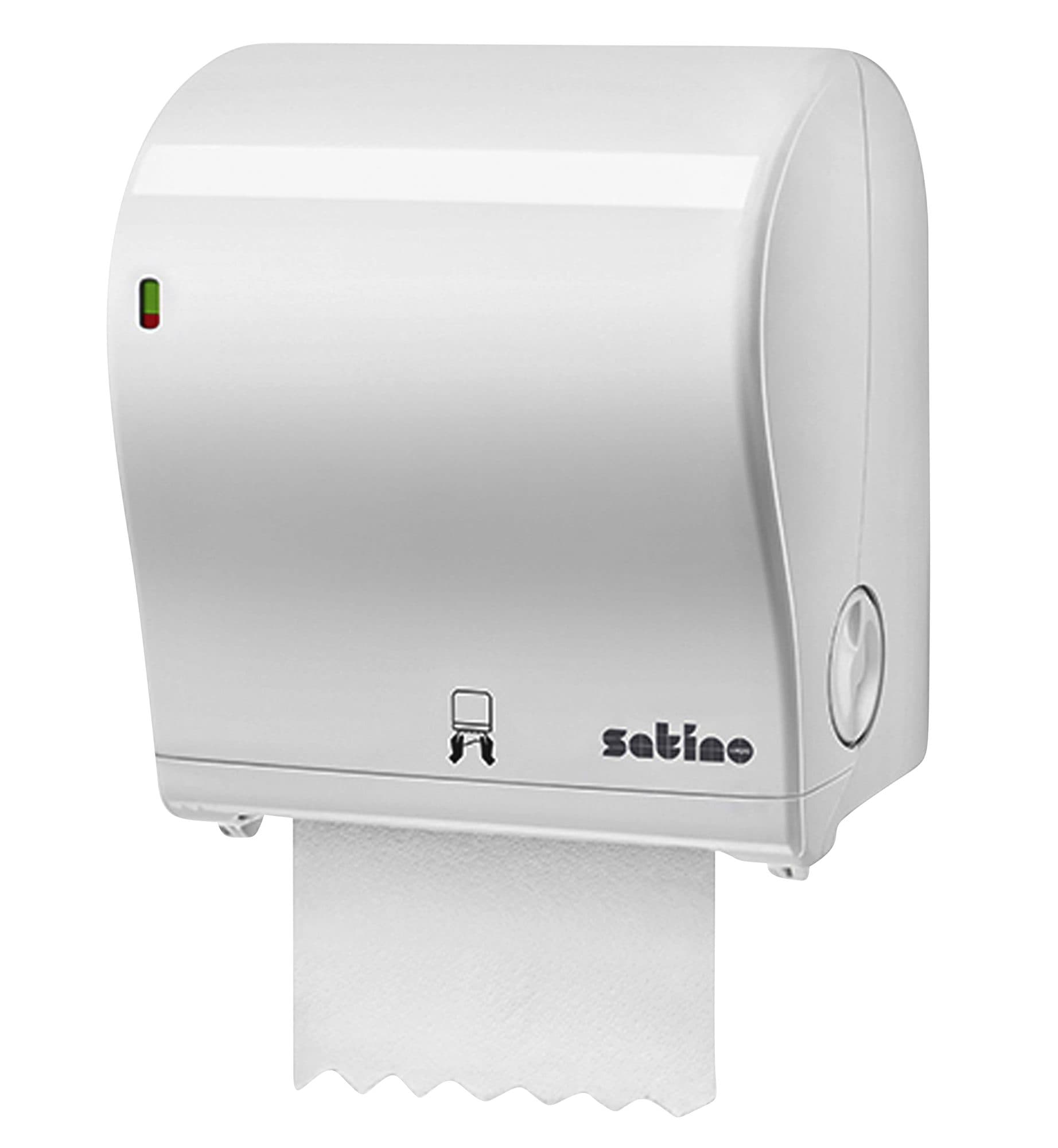 Handdoekroldispenser Satino PT1 manueel medium wit 331520