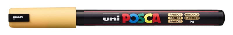 Paintmarker Uni POSCA PC1MR extra fijn abrikoos