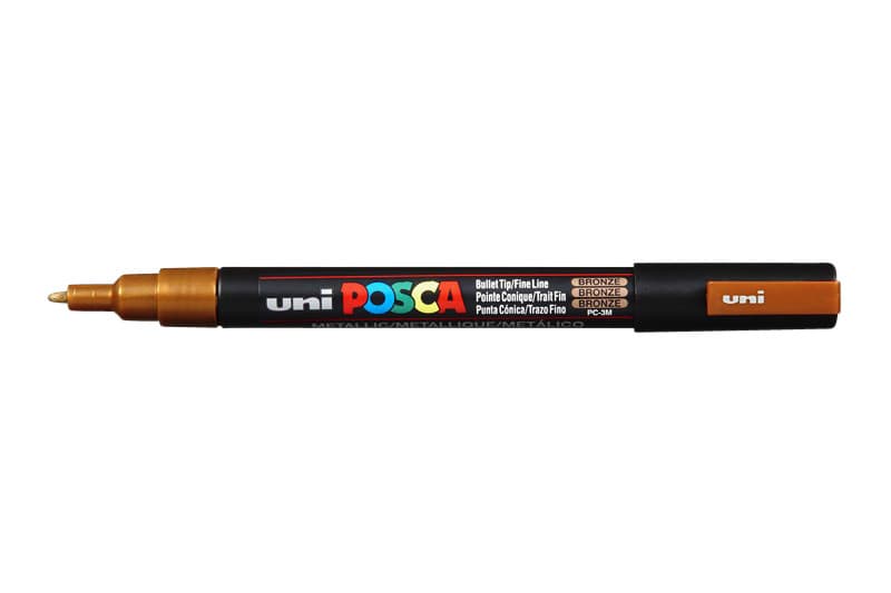 Paintmarker Uni POSCA PC3M fijn brons