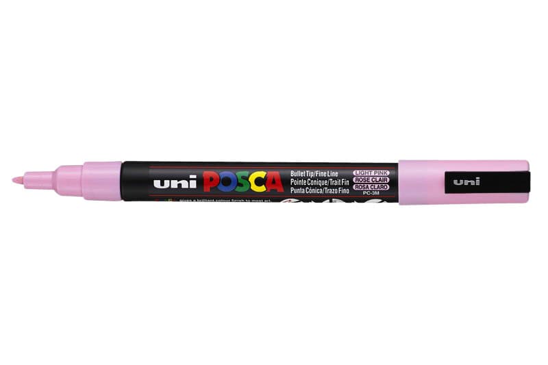 Paintmarker Uni POSCA PC3M fijn lichtroze