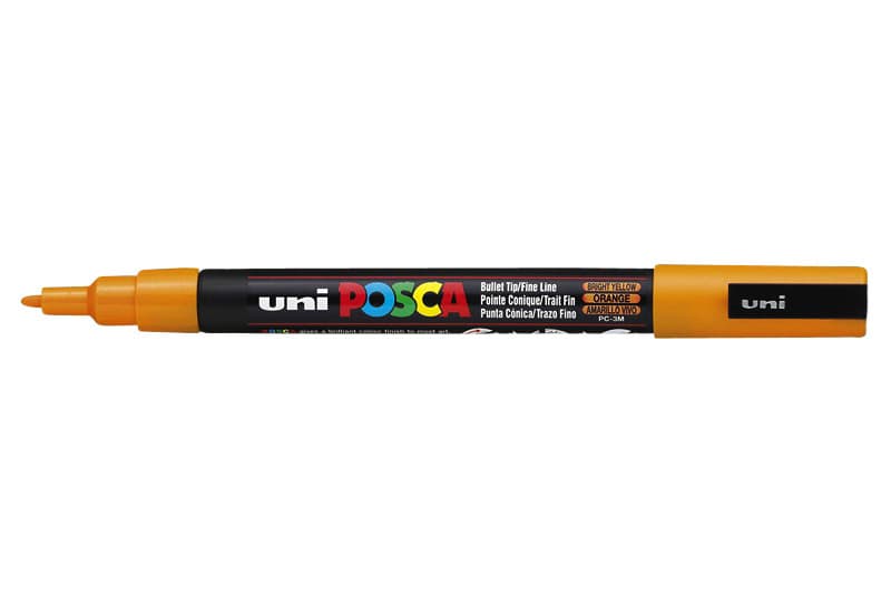 Paintmarker Uni POSCA PC3M fijn oranje