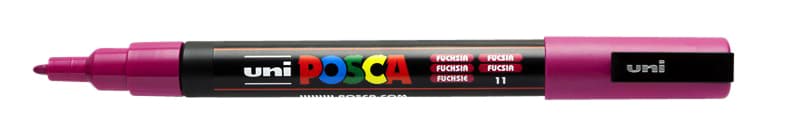 Paintmarker Uni POSCA PC3M fijn fuchsia