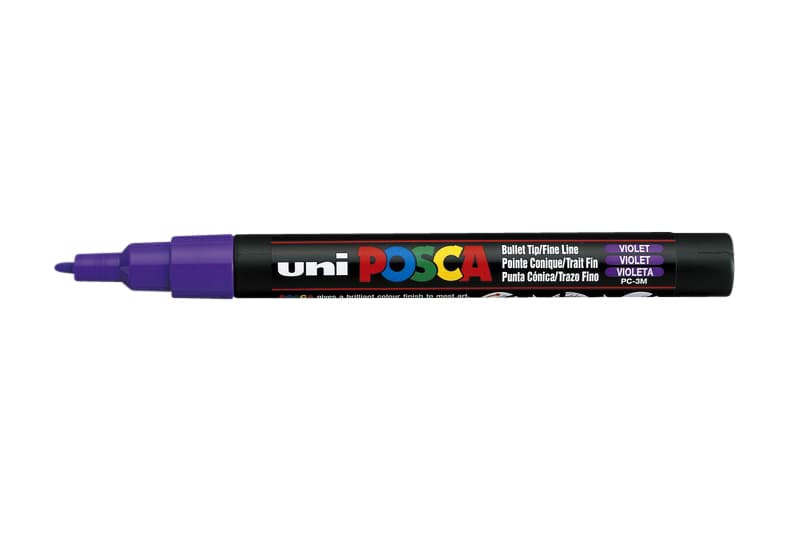 Paintmarker Uni POSCA PC3M fijn paars