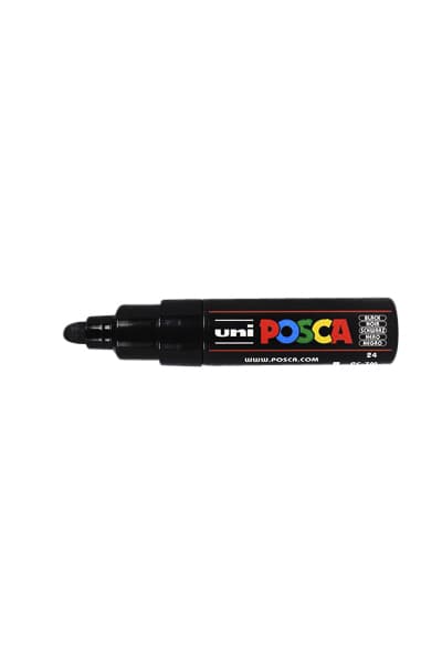 Paintmarker Uni POSCA PC7M breed zwart