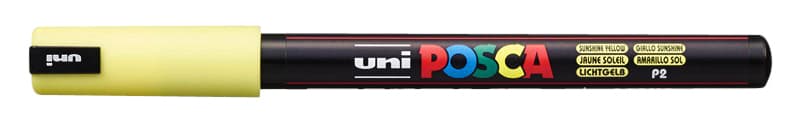 Paintmarker Uni POSCA PC1MR extra fijn zonnegl