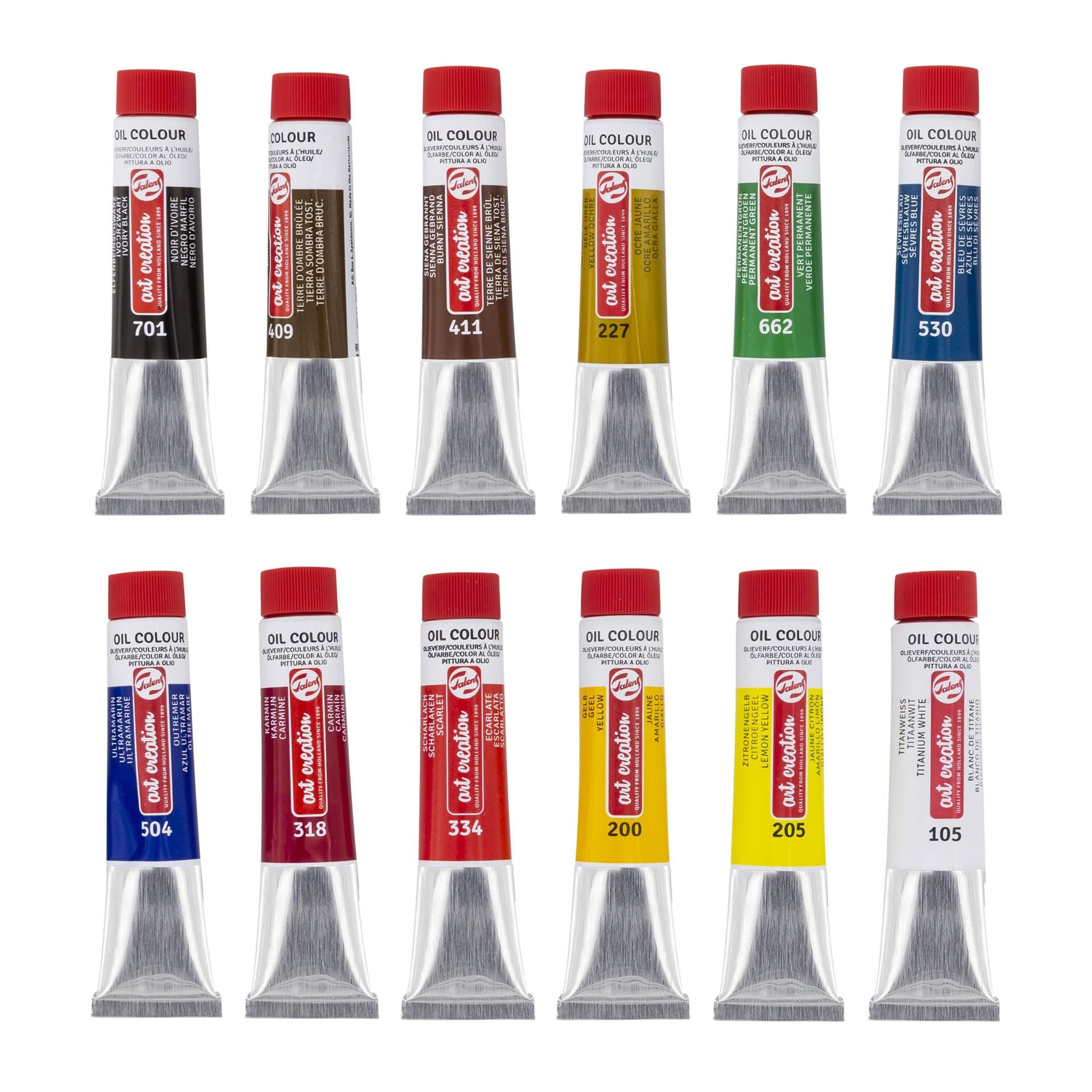 Talens Art Creation olieverf set 12 tubes 12 ml 2