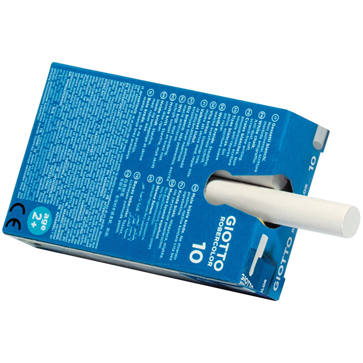 Schoolbordkrijt Giotto doos à 10 stuks wit 2