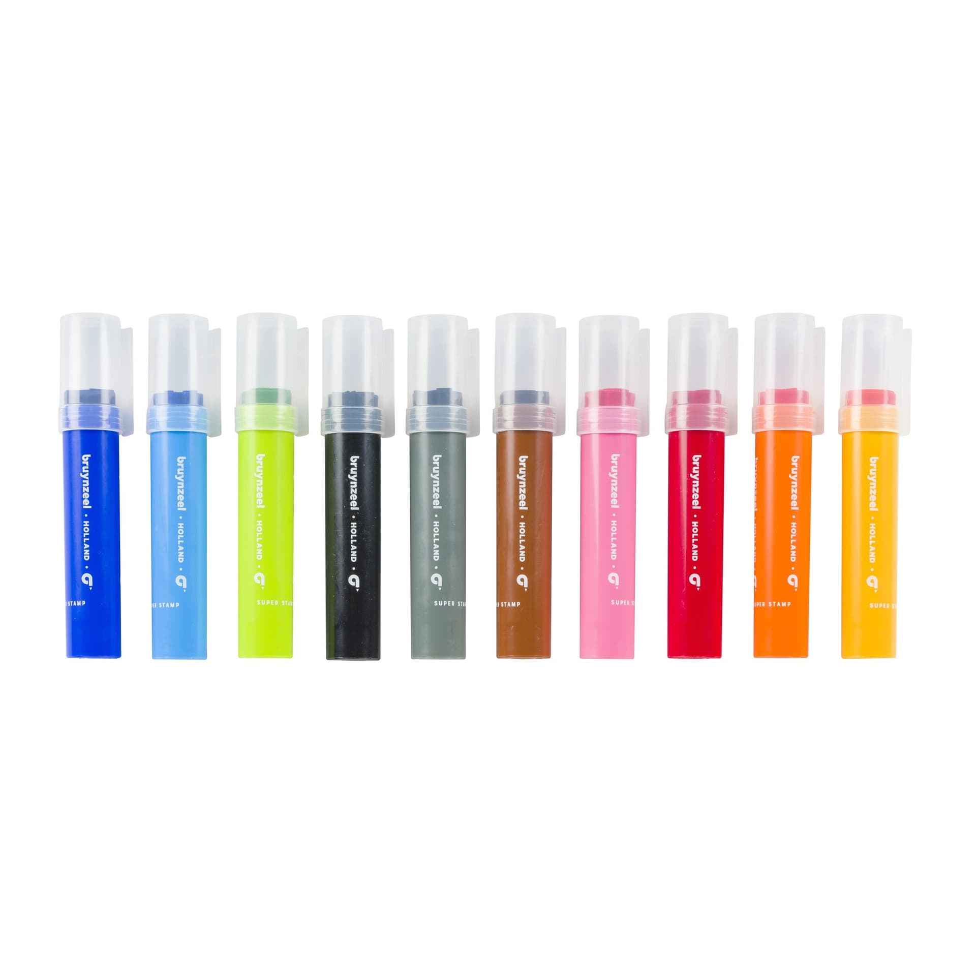 Stempelstift Bruynzeel Kids Super Stamp assorti 10 stuks 2