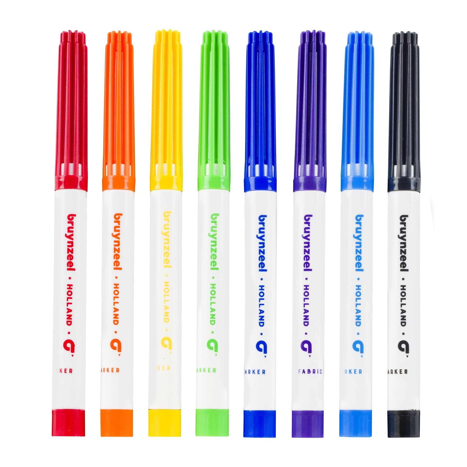 Textielstift Bruynzeel Teens assorti 8 stuks 2