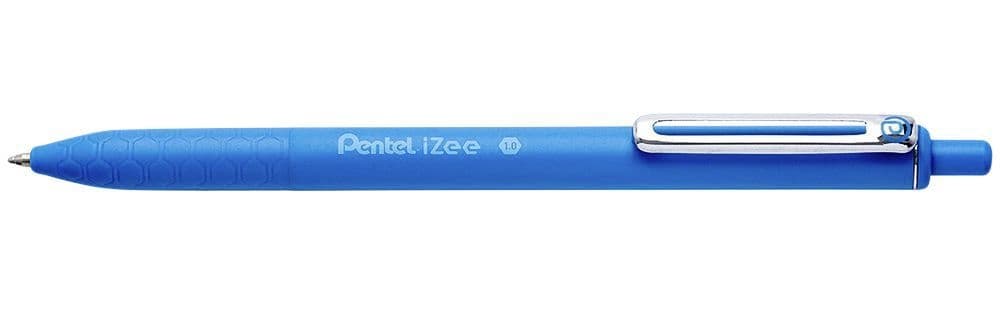 Balpen Pentel BX470 iZee medium lichtblauw 2